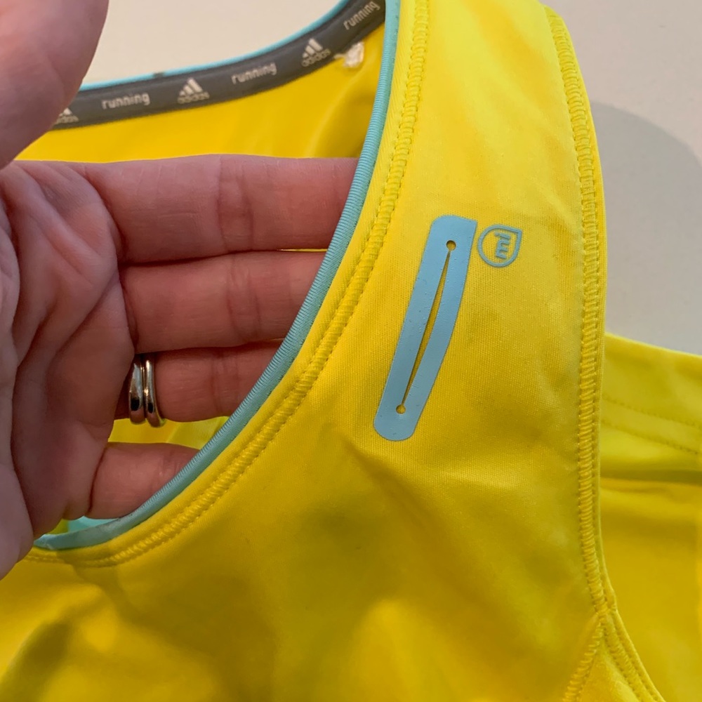 Adidas Supernova Climalite Yellow Running Tank